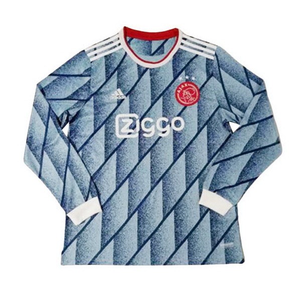 Tailandia Camiseta Ajax 2ª ML 2020-2021 Azul
